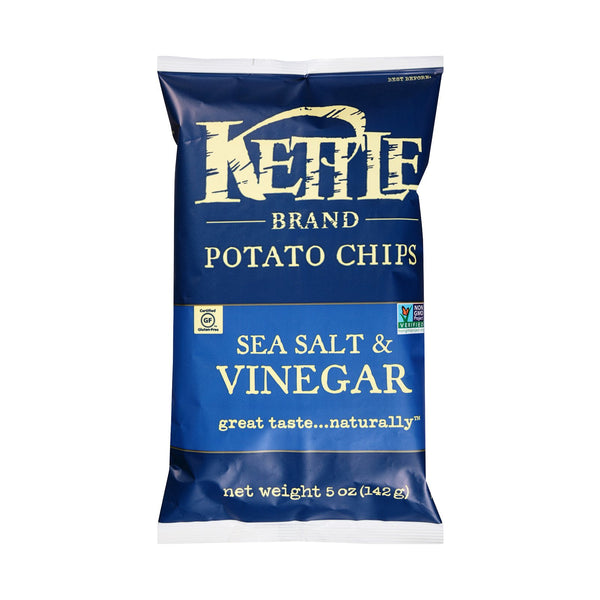 Kettle Potato Chips - Sea Salt Vinegar & Vinegar