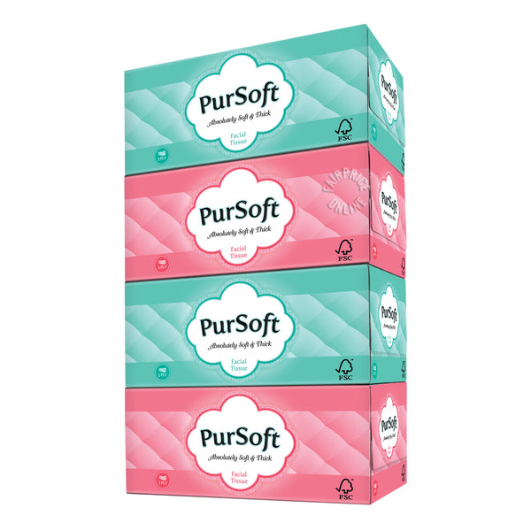 Pursoft Facial Tissue Box (3ply)