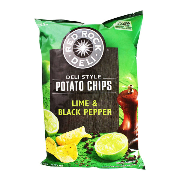 Red Rock Deli Lime & Black Pepper Potato Chips